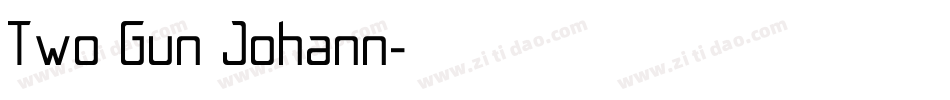 Two Gun Johann字体转换